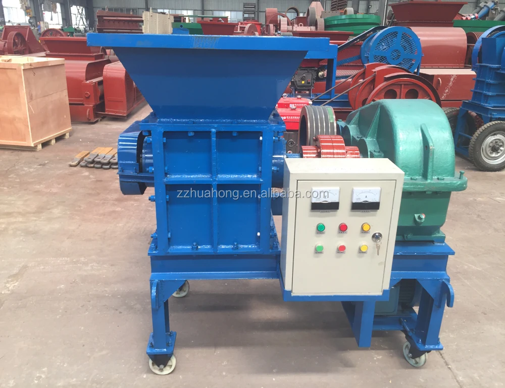 Portable Mini Home Plastic Shredder,Tire Shredder With Double Shaft