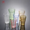Rainbow color plastic cup polycarbonate plastic cup for sale