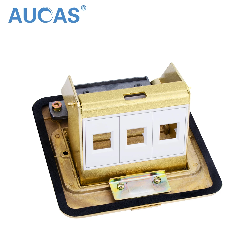 2018 New Aucas High Quality Waterproof Electrical Floor Socket Box