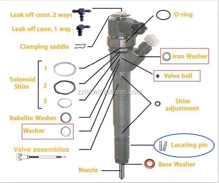 Injector Locating Pins 2 433 201 024,Injector Nozzle Pin Guide ...