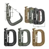 Quick Release Snap Hooks Carabiner Lock D Ring Clip Plastic D Ring Locking Carabiner