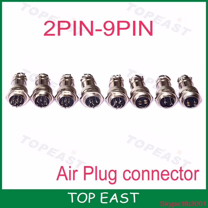 Hot Sale Gx16 Brass Electric Quick Connectors 6pin Quick Connect