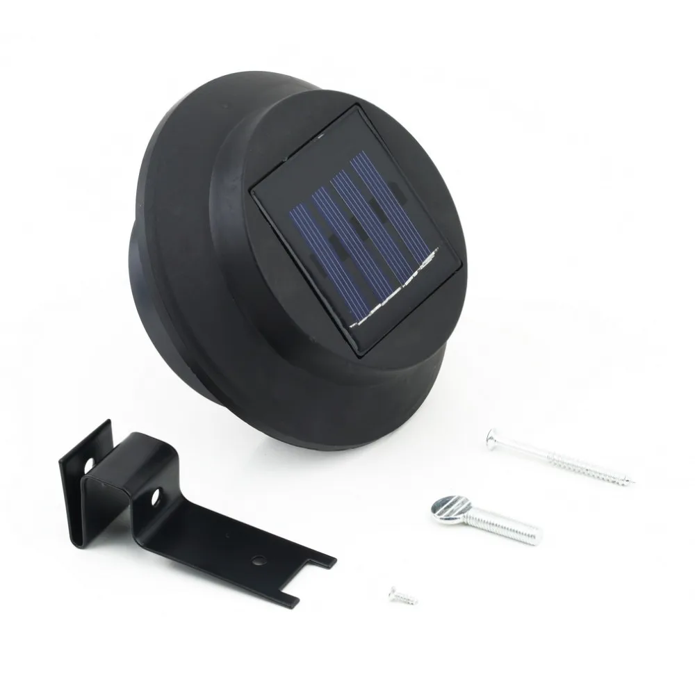 Fence Garden Shed Walkways Anywhere Solar Sun Power Smart LED Solar Gutter Utility Light Permanent for Houses