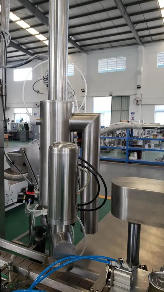 Beverage Can Seamer With Liquid Nitrogen Spray Nozzle / Liquid Nitrogen Doser For Canning