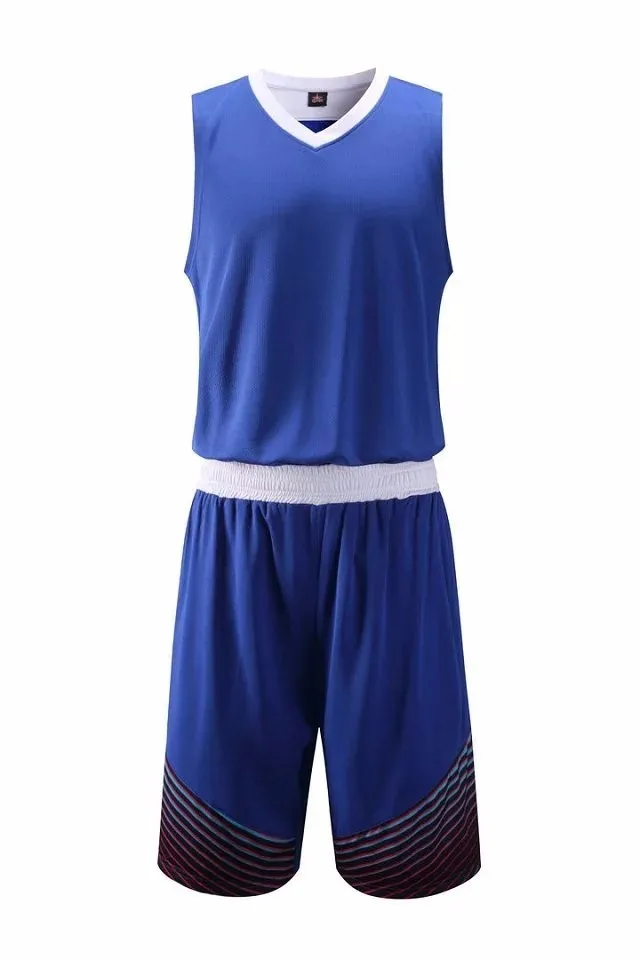 Factory Wholesale Customize Top Quality Blue Basketball Uniforms Shirt ...