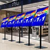 China suppliers Promotion KT Board Metal Display Stand Rotating Poster Standee