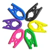 Colorful Clothes Hanger Portable Folding Plastic Travel Clothing Coat Drying Hook