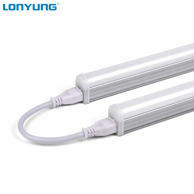 4ft 8ft linkable led T5 integrated tube led shop light 4 foot led fixture ETL TUV CE approved