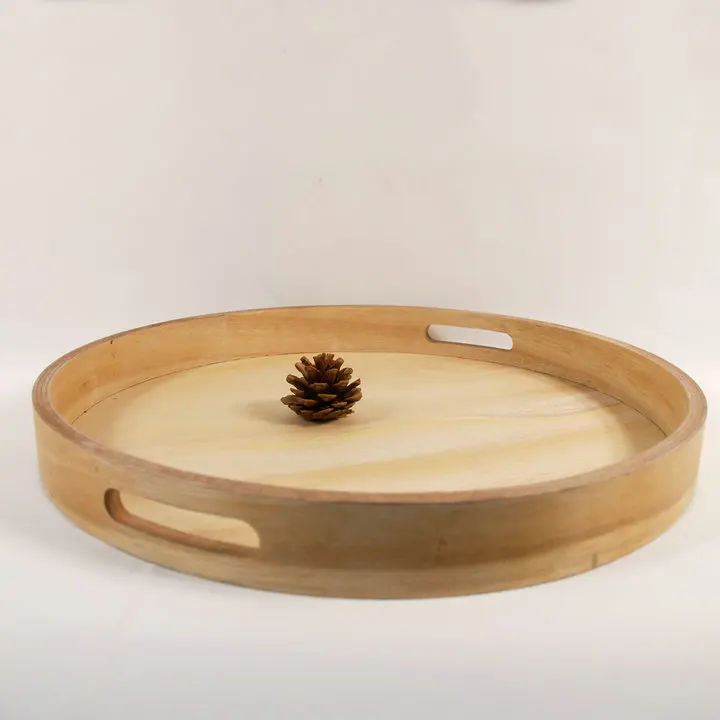 Hot Competitive Vintage Mdf Round Wooden Tray Buy Unfinished Wood