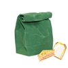 Custom Logo Stylish Women Waxed Canvas Lunch Bag Insulated Cooler Box