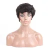 Premier Cheap Indian Remy Human Hair No Lace Machine Made Wig for Black Women