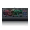 Redragon K550 Wired USB 132 Keys RGB LED Backlight Wrist Support Mechanical Gaming Keyboard