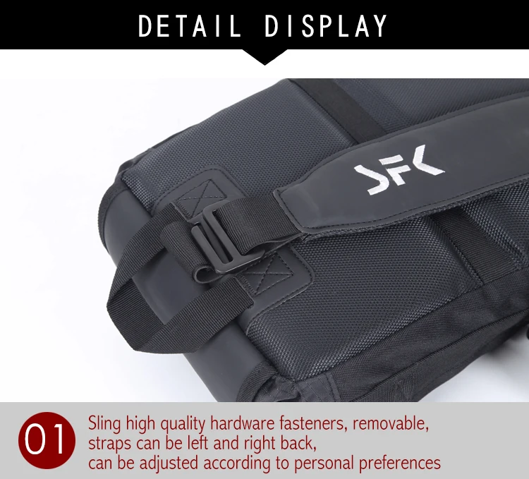 Mensageiro à Prova Bolsa de 8 Bolsas Sling Motocicleta Preta Ultra Robusto Cordura d' Água l 16 Mensageiro à prova d' água Saco De 8 L