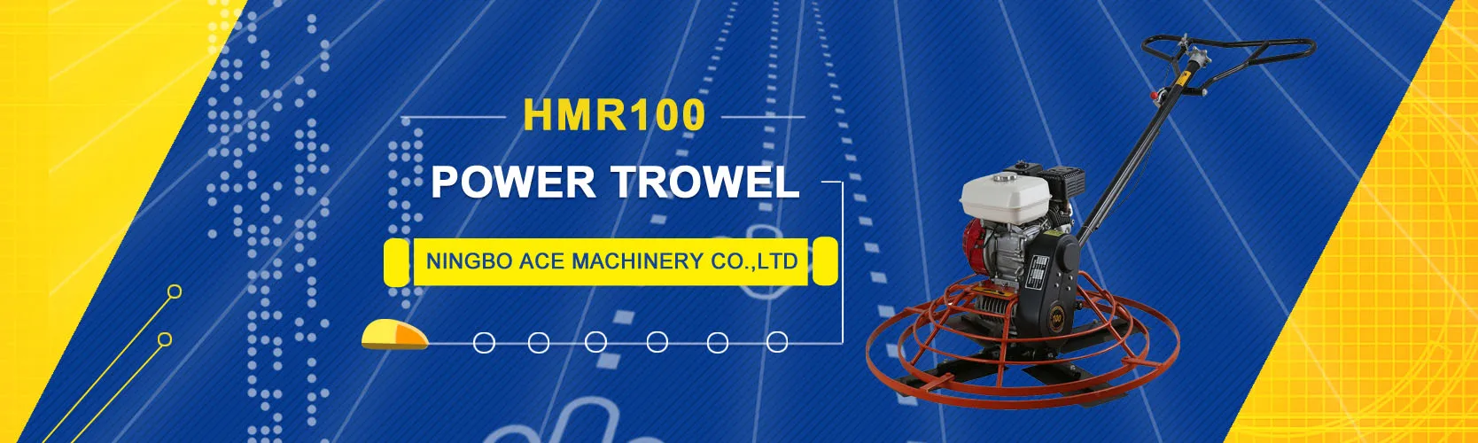 980mm Gasoline Manual Vibratory Power Trowel for Construction