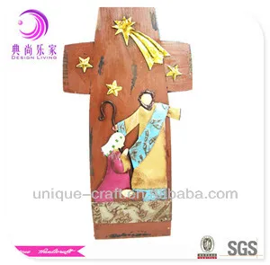 Wall decor Crafts Jesus Cross Wood Crosses