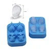 BPA Free spheres 4 Hole Ice Cube Ball Drinking Wine Tray Maker Mold Sphere Ice Ball summer-time