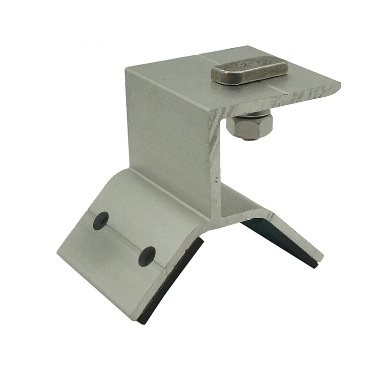 Metal Deck Roof Trapedoidal Roof Klip Lok Mount Solar Roof Mounting