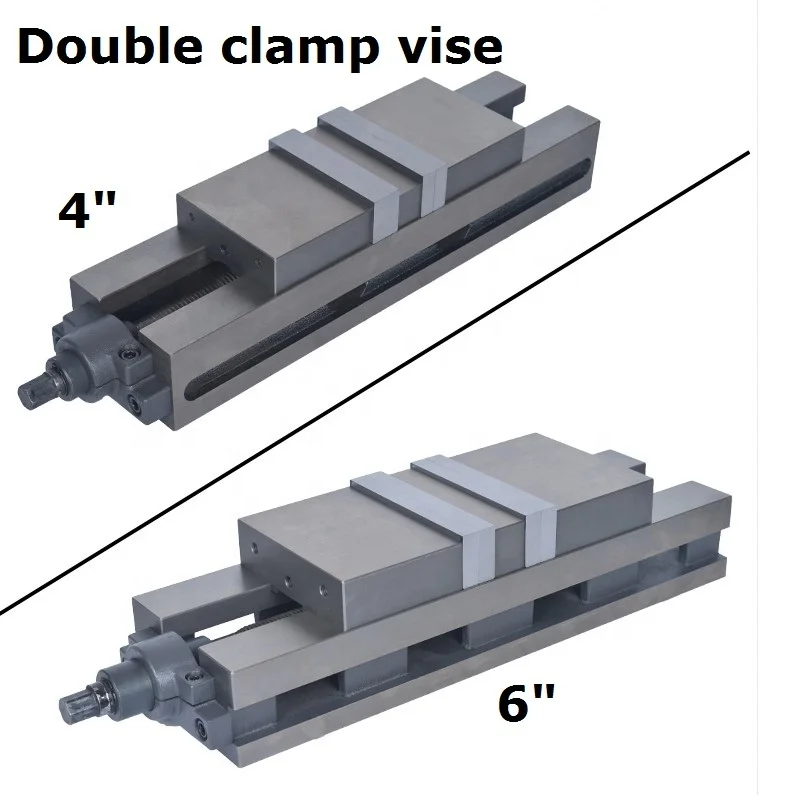 Double Clamp Vise 4 " 6" Double Action Tight Acculock Double Precision