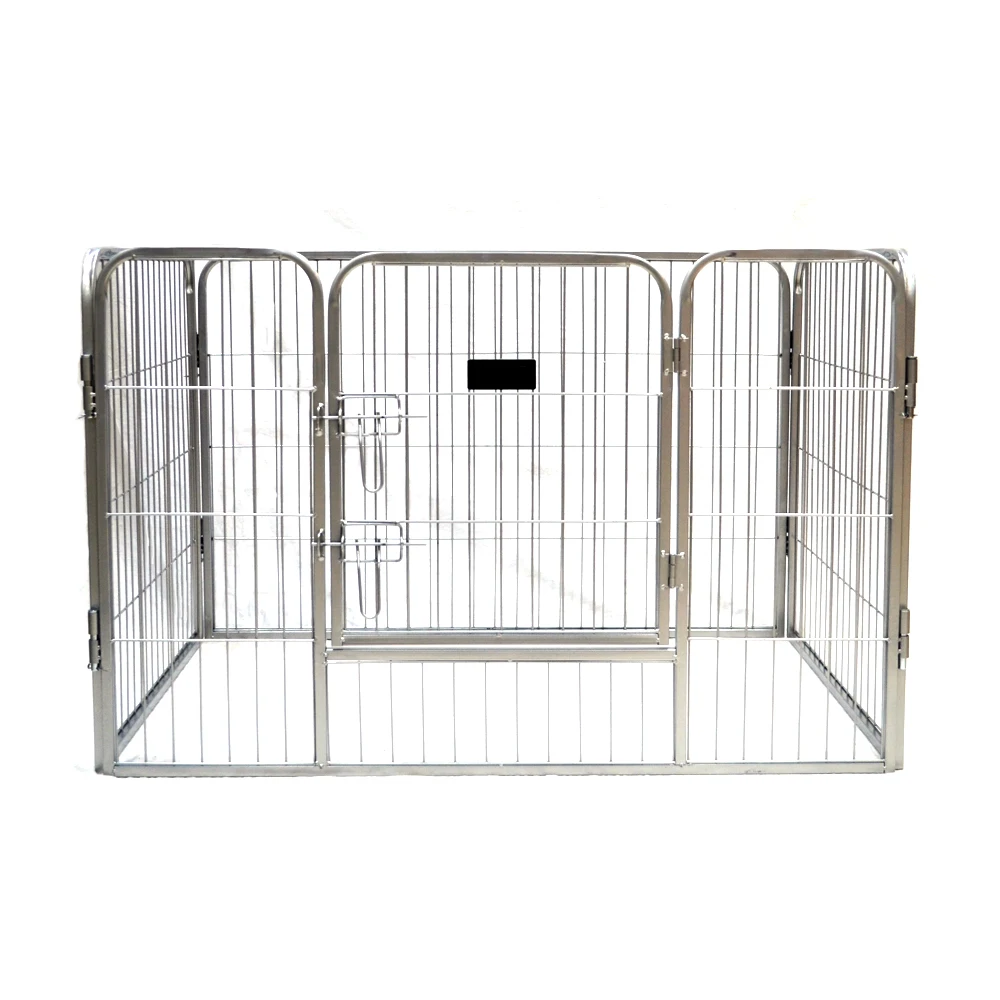 Wholesale Large Dog Kennels Pet Pen Cage Bottom Tray / Open Top Metal