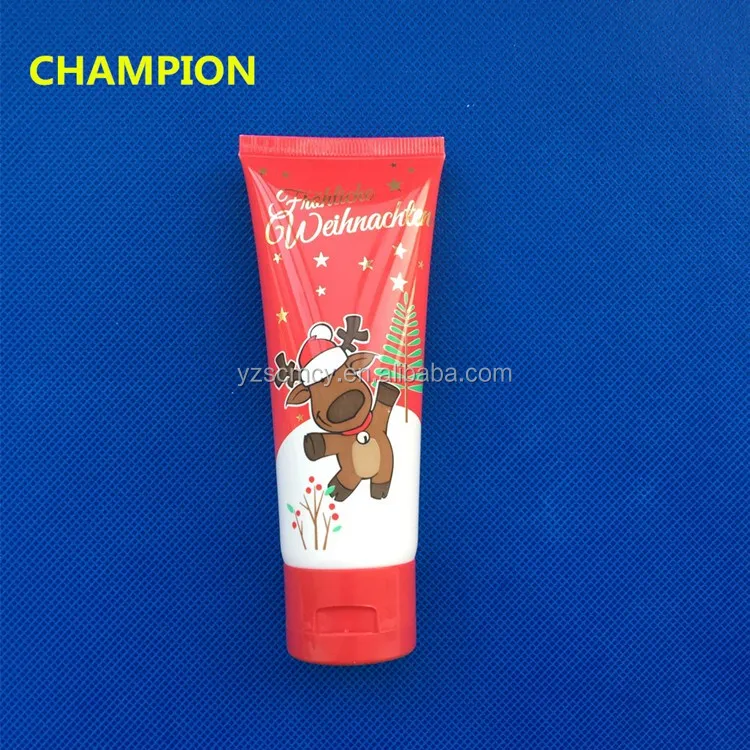 75ml BPA free plastic cosmetic packaging tube
