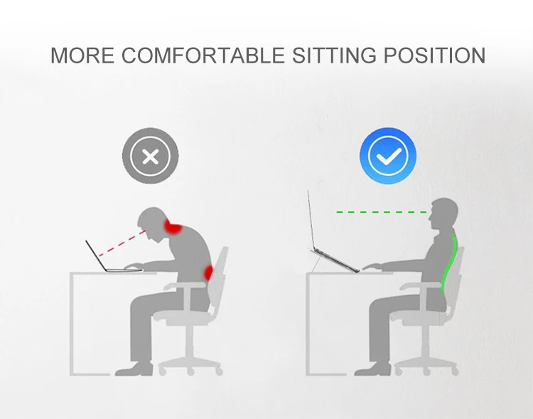 New design high quality Folding portable laptop holder notebook computer stand