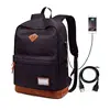 Stylish Trendy Fashion School Backpack Carry on Canvas Convertible Daily Casual Backpack Canvas Travel Bag