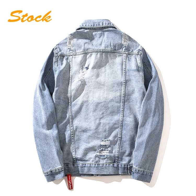 distressed denim jacket wholesale