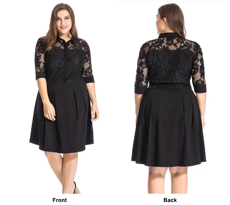 lace top dress with sleeves