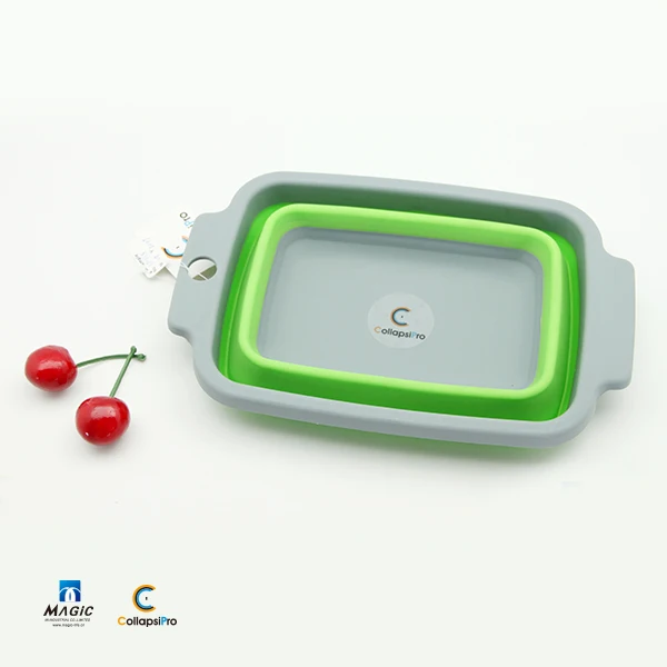 Collapsible Plastic Food Tray Small
