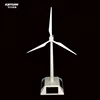 Plastic desktop model windmill educational solar toy for promotion gift