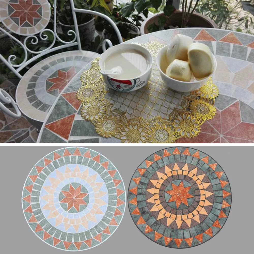 Mosaic Garden European Leisure Outdoor Table And Chair Combination Of