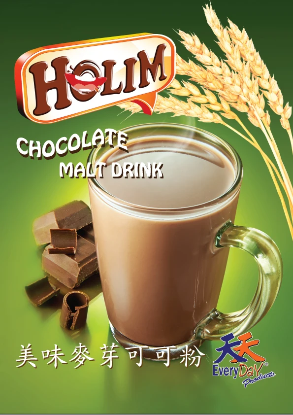 1kg Packing Holim Chocolate Malt Drink With Halal,Haccp Cert/ For Oem/odm Buy Halal