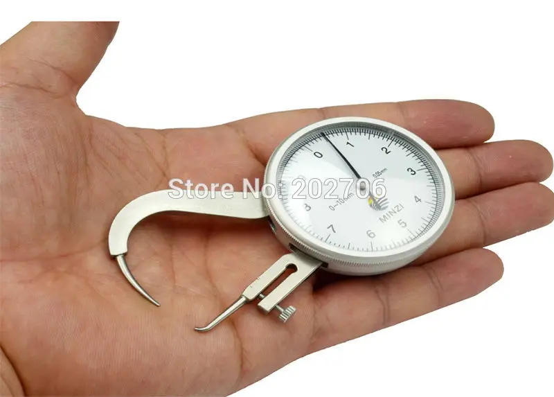 Drop Shipping 010mmx45mm Dial Thickness Gauge Tester Meter Dial