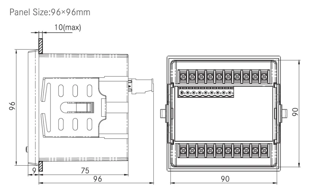 three phase ammeter