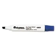 - Dry Erase Marker, Chisel Tip, Blue, Dozen