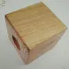 Fabulousparts beech ashwood maple wood square block CNC machining beech walnut maple wood suqare box