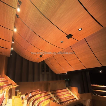 Schallschutz Gebogene Akustikplatten Auditorium Abgehangte Decke Buy Schalldammplatten Akustikplatten Auditorium Deckenplatten Product On