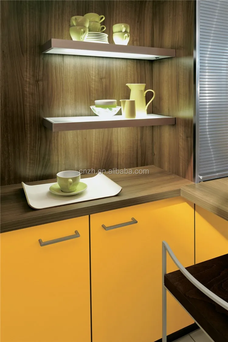 Harga Jual Kabinet Dapur Rumah Banglo Kelantan Terbaru 2018 Foshan Zhihua Paket Datar Mengkilap Mini Bar Kabinet Dapur Untuk Rumah Banglo Kelantan Ruang Kecil