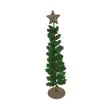 Christmas tree green Leaves star red bean with Metal Stand