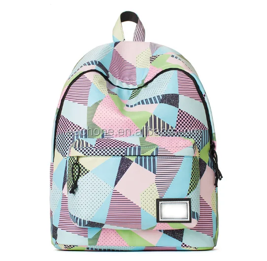 10代の若者のためのファッション幾何学模様ナイロンラップトップバックパックカレッジバッグ Buy ナイロンノートパソコンのバックパック 幾何学模様ノートパソコンのバックパック 大学十代の若者たち Product On Alibaba Com