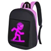 Screen Dynamic Backpack Propaganda Advertising Custom Text School Express Comfortable DIY Backpack Mobile Phone APK Waterproof
