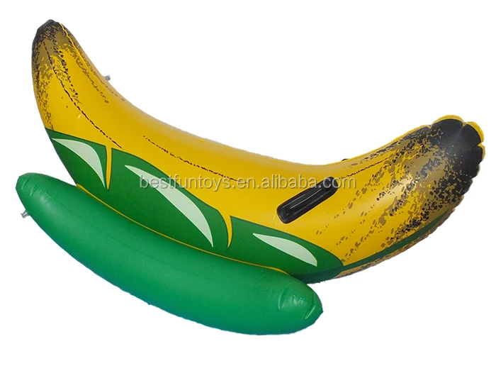 China Factory Durable Pvc Inflatable Banana Float Plastic Pool Banana