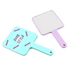 Multicolor simple Square Plastic Cosmetic Mirror Handheld Makeup Mirror