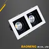 2*10W recessed double head led ceiling light
