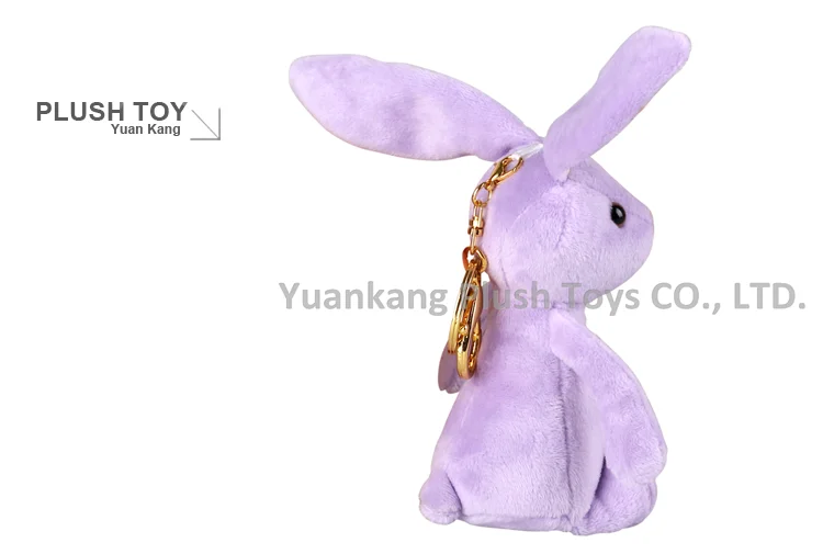 bunny plush keychain