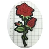 Wholesale cheap White lace trim digitizing service flower embroidery patch