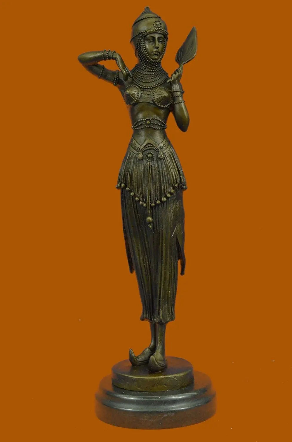 Buy Handmade European Bronze Sculpture Persian Princess With Sword