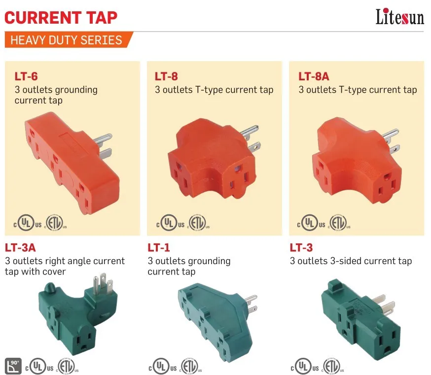 Lt 8a Ul Cul 3 Outlets Current Tap Insert On Three Sides Buy Current