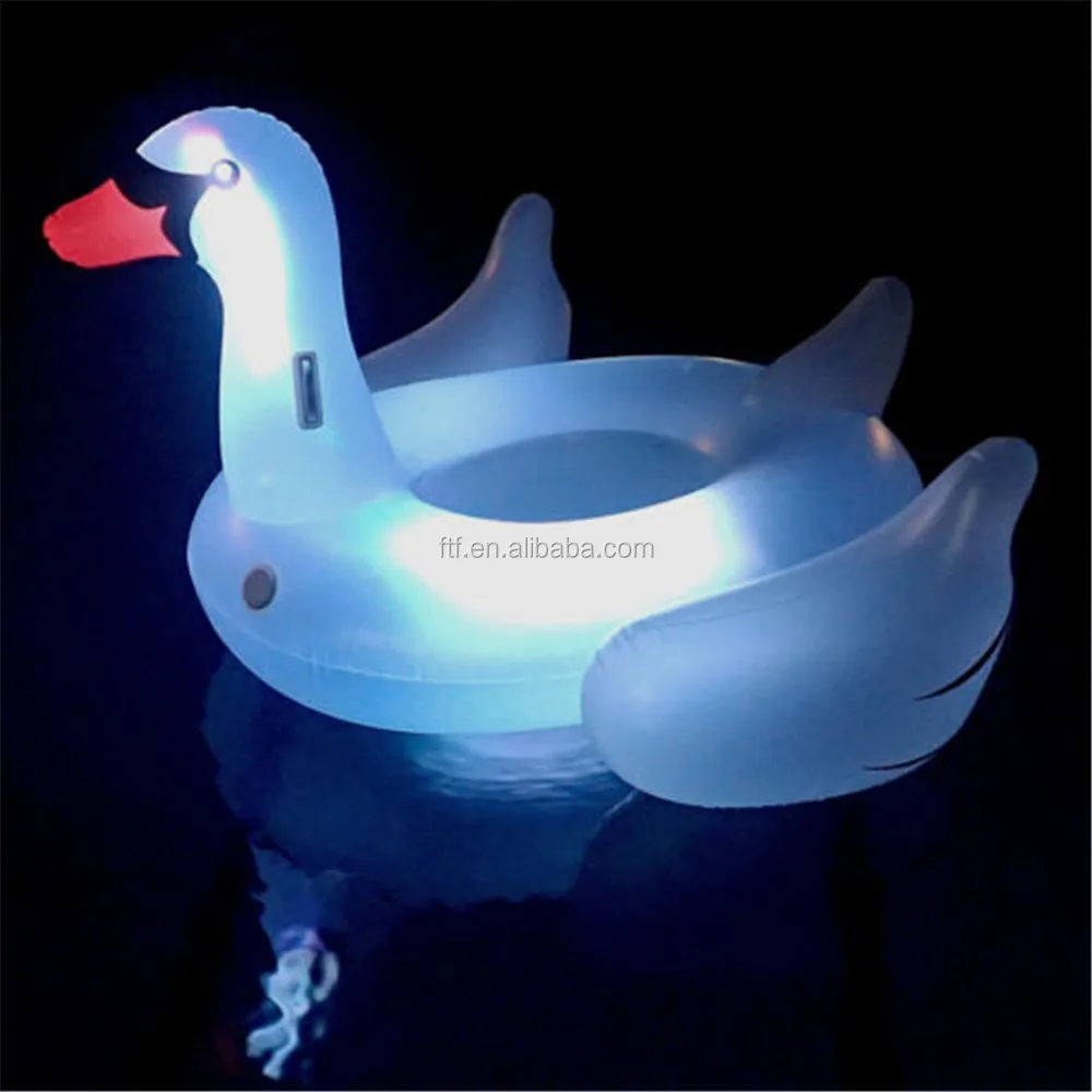 inflatable pool swan