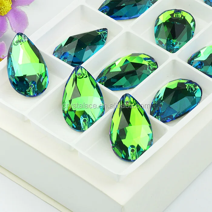 Best quality crystal sew on rhinestones,flat back sew on glass stones for clothes decoration